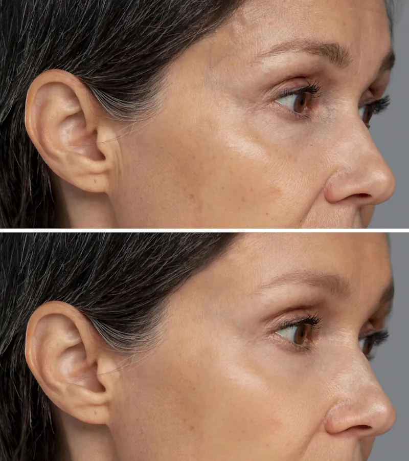 RF Microneedling before-after