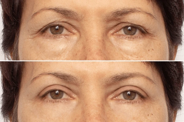 Eyebrow lift with Botox before and after image